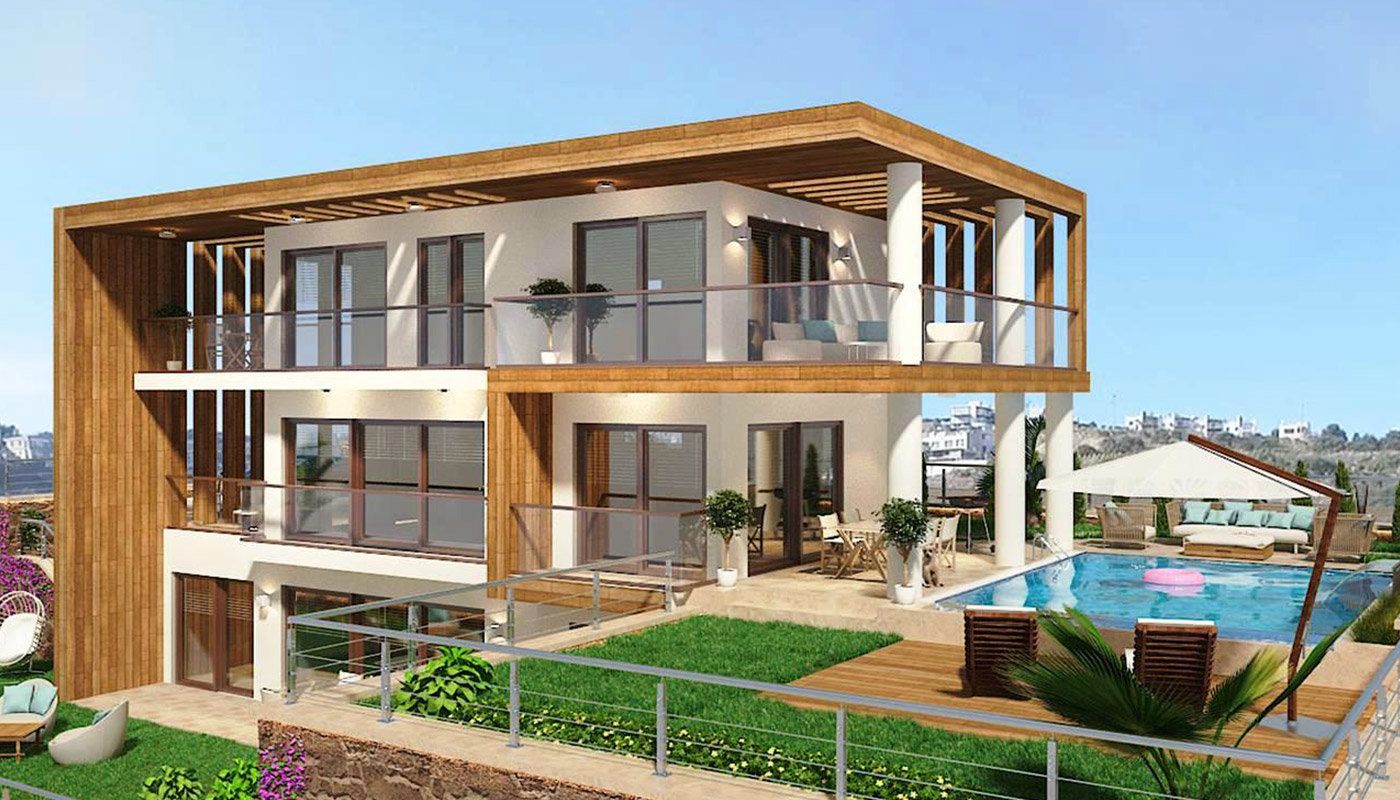 5 bedroom Detached Triplex Villas in Bodrum